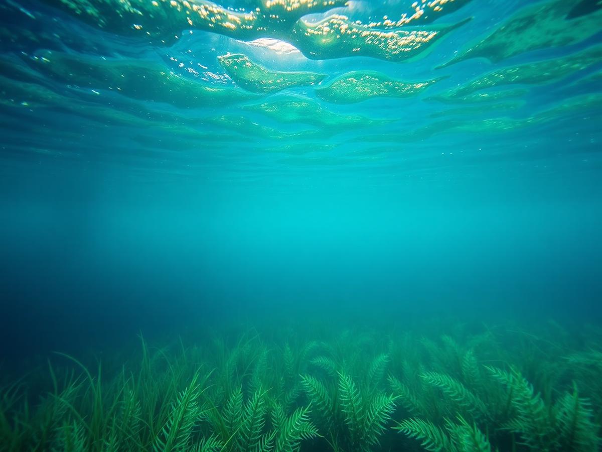 Seagrass meadow, blue carbon